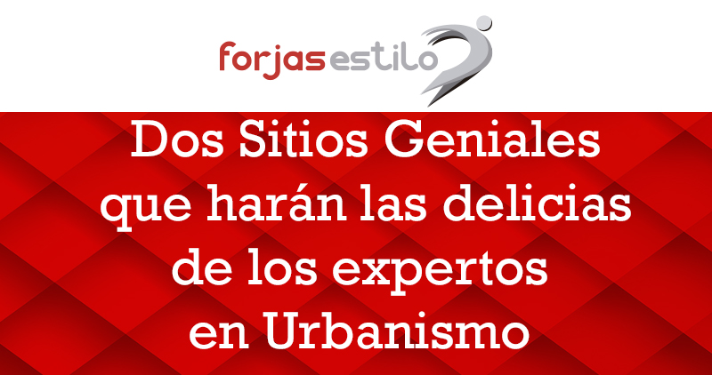 ✓✓ Dos sitios geniales que harán las delicias de los expertos en Mobiliario Público